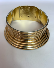 Load image into Gallery viewer, Gold Tier Collar Necklace
