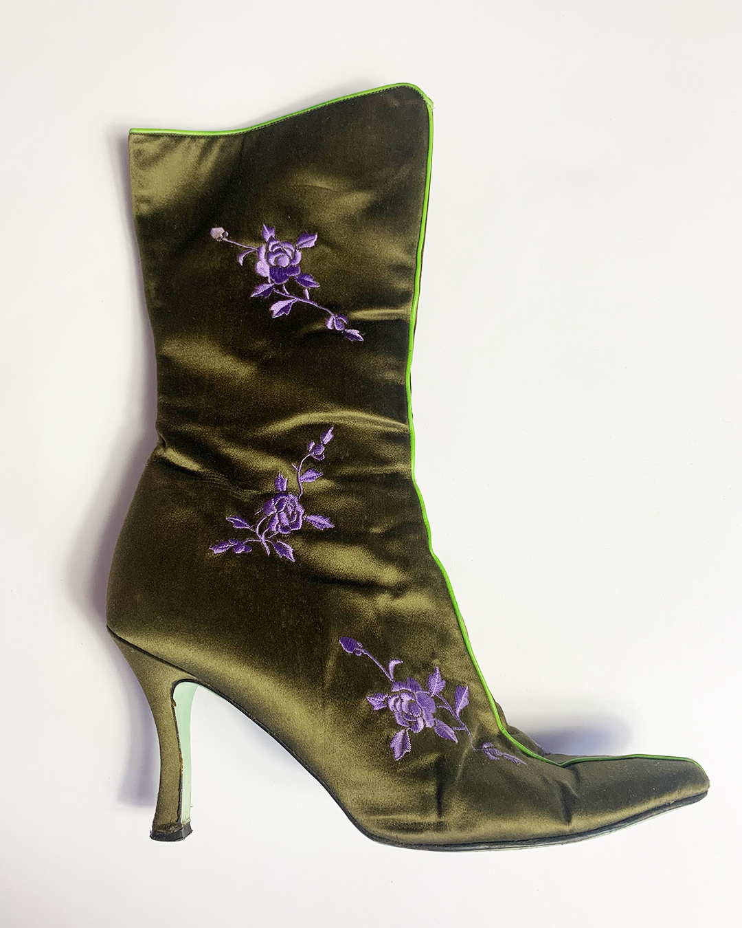 Vintage Y2K Paul Smith For Emma Hope Green Boots