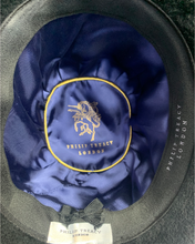 Load image into Gallery viewer, Philip Treacy Black Panama Feather Hat
