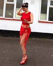 Load image into Gallery viewer, Red Chardonnay Skirt
