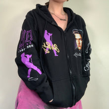 Load image into Gallery viewer, Vintage Y2K Elvis Zip Up Hoody
