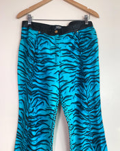 Load image into Gallery viewer, Versace Jeans Couture Blue Zebra &amp; Leopard Print Trousers
