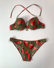 Load image into Gallery viewer, Just Cavalli Strawberry Khaki Bikini
