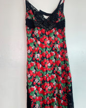 Load image into Gallery viewer, Dolce &amp; Gabbana Strawberry Print Black Lace Dress
