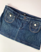 Load image into Gallery viewer, Dolce &amp; Gabbana Love Affair Zip Detail Denim Skirt
