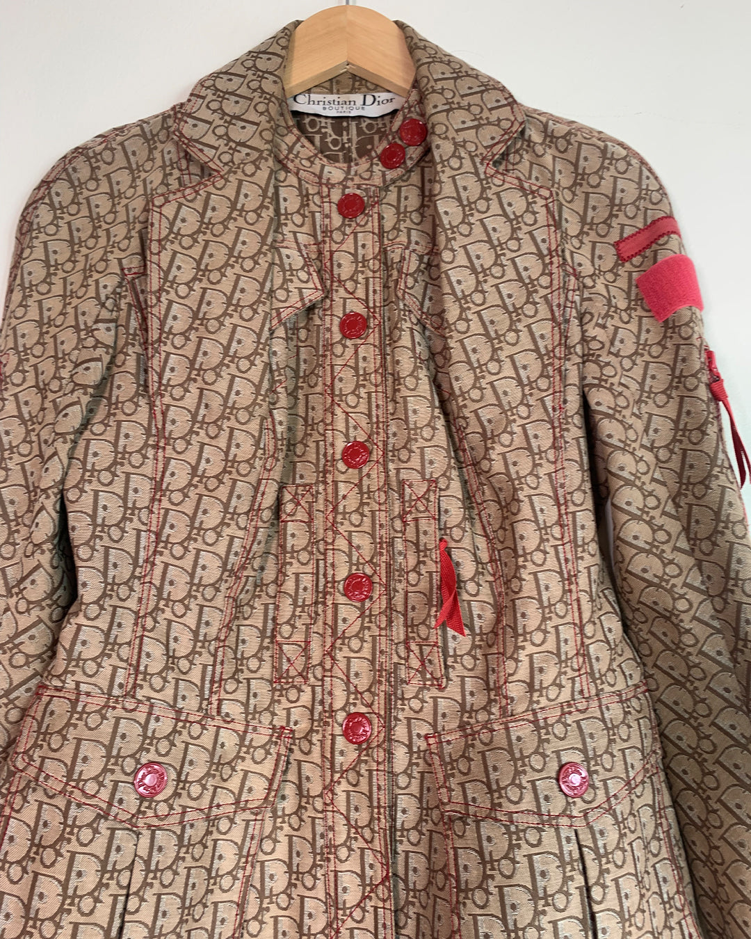 Christian Dior Monogram Rasta Military Jacket