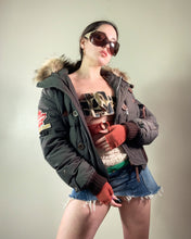Load image into Gallery viewer, Vintage Y2K D Squared Fur Coat
