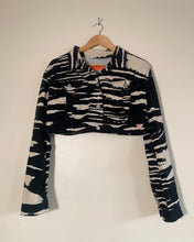 Load image into Gallery viewer, Fiorucci Jeans Zebra Cropped Jacket
