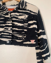 Load image into Gallery viewer, Fiorucci Jeans Zebra Cropped Jacket
