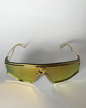 Load image into Gallery viewer, Versace Gold Mirror Sunglasses
