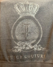 Load image into Gallery viewer, Vintage Y2K Juicy Couture Grey Velour Tracksuit Top
