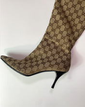 Load image into Gallery viewer, Gucci Monogram Beige Boots
