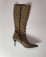 Load image into Gallery viewer, Gucci Monogram Beige Boots
