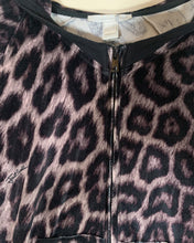 Load image into Gallery viewer, Just Cavalli Black &amp; Grey Velour Leopard Print Tracksuit
