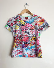 Load image into Gallery viewer, Miss Sixty Graffiti T-shirt Top
