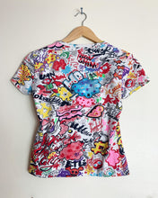 Load image into Gallery viewer, Miss Sixty Graffiti T-shirt Top
