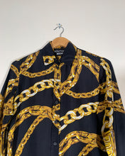 Load image into Gallery viewer, Moschino Boutique Silk Chain Shirt
