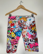Load image into Gallery viewer, Vintage Y2K Miss Sixty Graffiti Cycle Shorts

