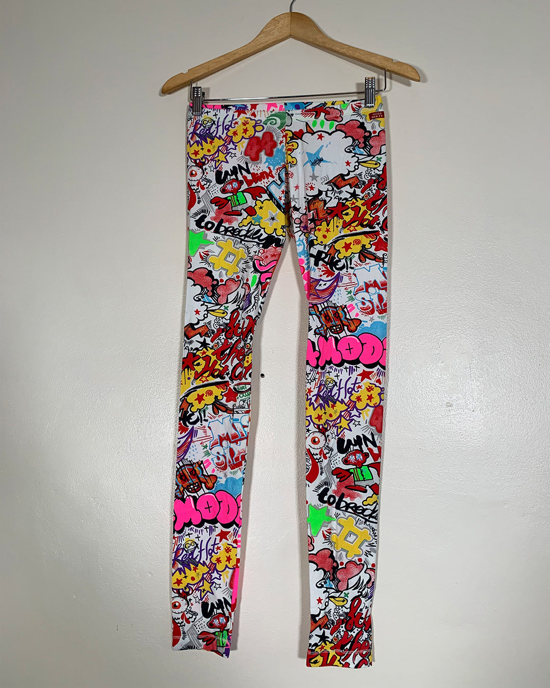 Vintage Y2K Miss Sixty Graffiti Leggings