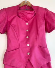 Load image into Gallery viewer, Thierry Mugler Pink Puff Sleeve Suit
