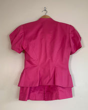 Load image into Gallery viewer, Thierry Mugler Pink Puff Sleeve Suit
