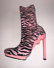 Load image into Gallery viewer, KENZO X H&amp;M Pink Zebra Boots

