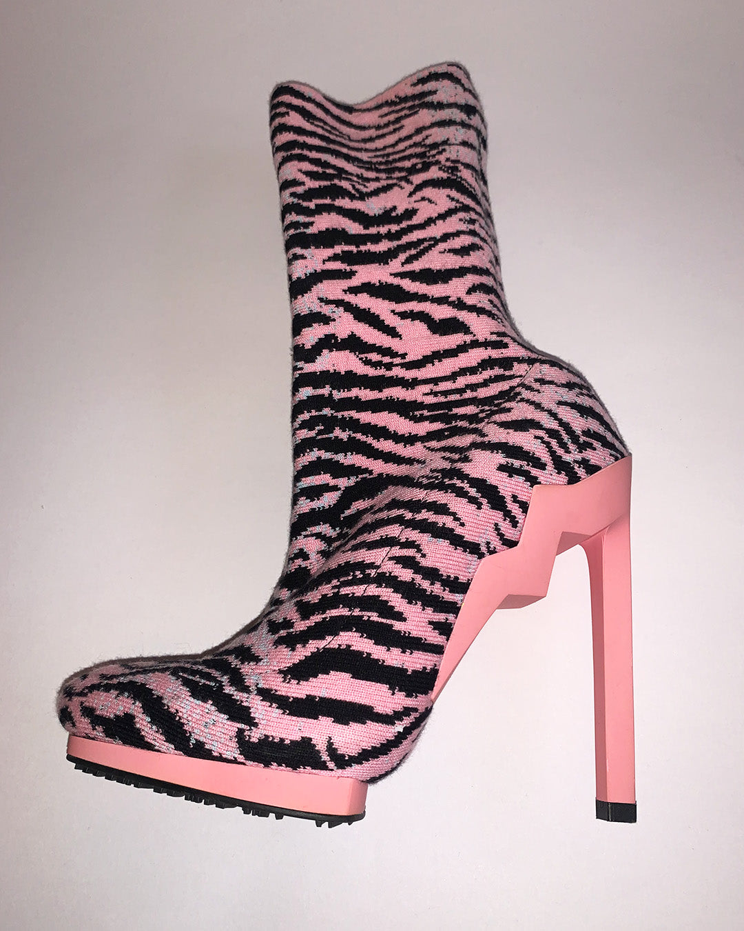 KENZO X H&M Pink Zebra Boots