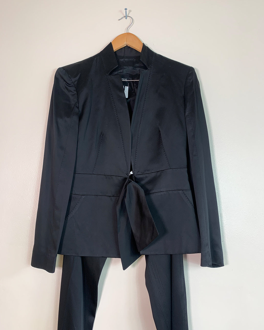 Versus Versace Black Stitch Trouser Suit