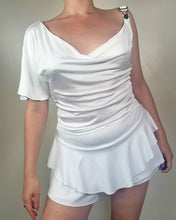 Load image into Gallery viewer, Vintage Y2K Versace White One Shoulder Top
