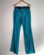 Load image into Gallery viewer, Versace Jeans Couture Blue Zebra &amp; Leopard Print Trousers
