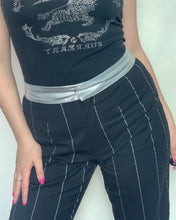Load image into Gallery viewer, Versace Jeans Couture Silver Pin-Stripe Trousers
