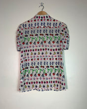 Load image into Gallery viewer, Versace X H&amp;M Crepe Silk S/S 12 Fruit Blouse
