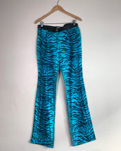 Load image into Gallery viewer, Versace Jeans Couture Blue Zebra &amp; Leopard Print Trousers
