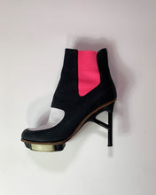 Load image into Gallery viewer, Y3 Leather Neoprene Perspex Boots
