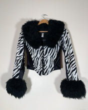 Load image into Gallery viewer, Catwalk Collection Zebra Corset Jacket
